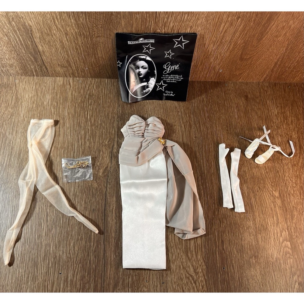 Ashton-Drake Gene Marshall Iced Coffee Doll Outfit Gown Gloves Shoes Jewelry